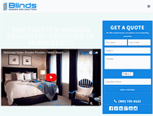 Tablet Screenshot of myblindstoday.com